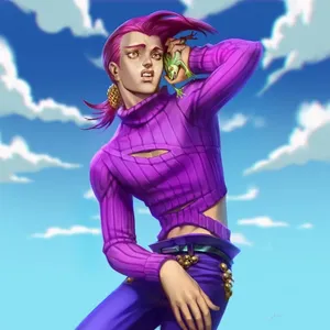 Vinegar Doppio Striking A Pose In Stylish Attire Wallpaper