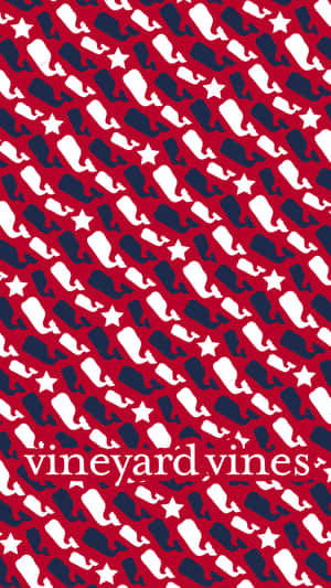 Vineyard Vines Red And Blue Wallpaper