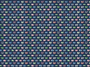 Vineyard Vines Whale Pattern Wallpaper