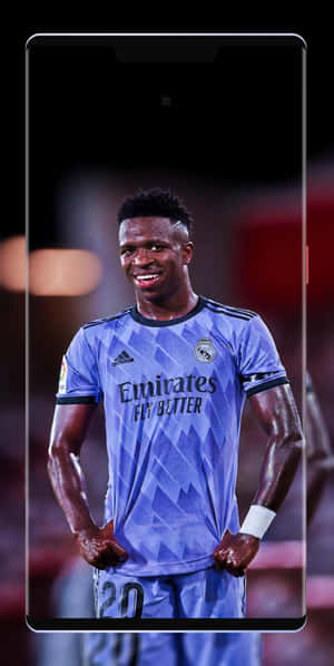 Vini_ Jr_ Real_ Madrid_ Away_ Kit_4 K Wallpaper