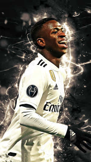 Vinicius Jr Celebration Real Madrid Wallpaper