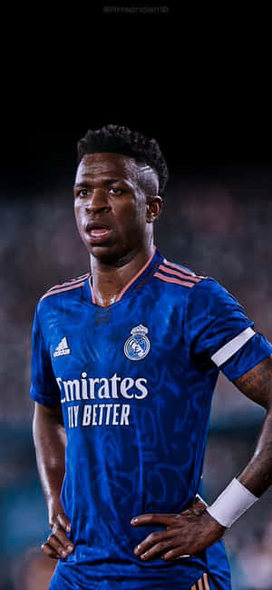 Vinicius Jr Real Madrid Intensity Wallpaper