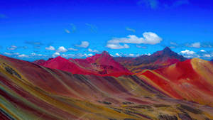 Vinicunca Mountain In Cusco Peru Wallpaper