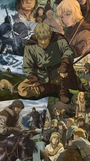 Vinland Saga Anime Collage Wallpaper