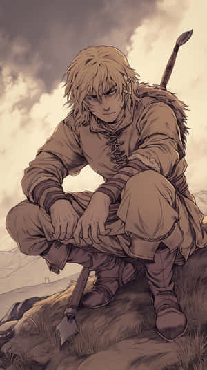 Vinland Saga Warrior Resting Wallpaper