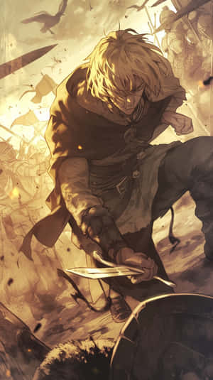 Vinland Saga Warriorin Battle Wallpaper