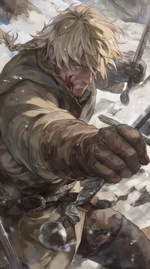 Vinland Saga Warriorin Battle Wallpaper