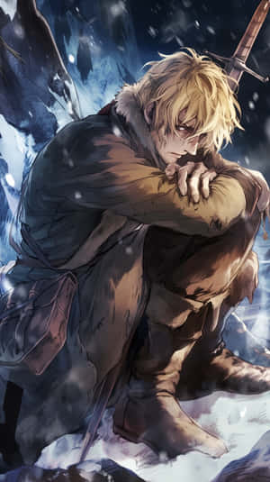 Vinland Saga Warriorin Snow Wallpaper