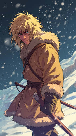 Vinland Saga Warriorin Snow Wallpaper