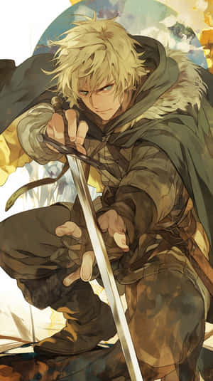 Vinland Saga Warriorwith Sword Wallpaper