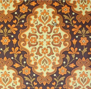 Vintage 70s Elegant Curves Wallpaper