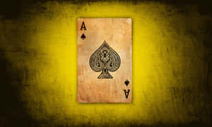 Vintage Aceof Spades Card Wallpaper