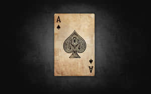 Vintage Aceof Spades Card Wallpaper