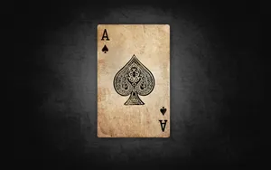 Vintage Aceof Spades Card Wallpaper