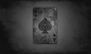 Vintage Aceof Spades Card Wallpaper