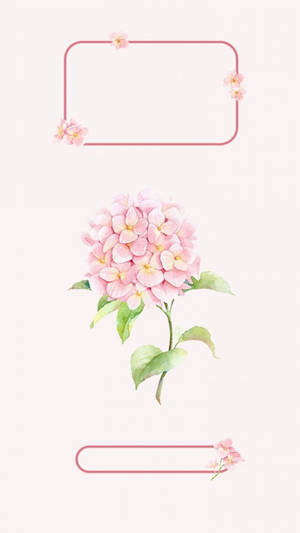 Vintage Aesthetic Ipad Pink Flower Wallpaper