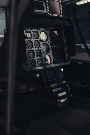 Vintage Aircraft Cockpit Panel Wallpaper