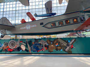 Vintage Aircraft Exhibitat Museumof Flight Wallpaper