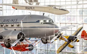 Vintage Aircraft Exhibitat Museumof Flight Wallpaper