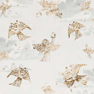 Vintage Angel Offers A Timeless And Romantic Style Wallpaper