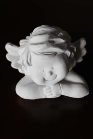 Vintage Angel Statue Wallpaper