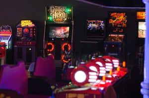 Vintage Arcade Gaming Fun Wallpaper