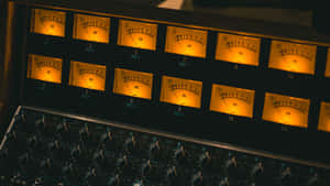 Vintage Audio V U Meters Wallpaper