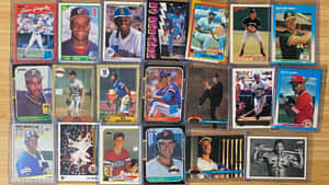 Vintage Baseball Cards Collection Wallpaper