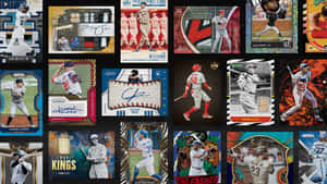 Vintage Baseball Cards Collection Wallpaper