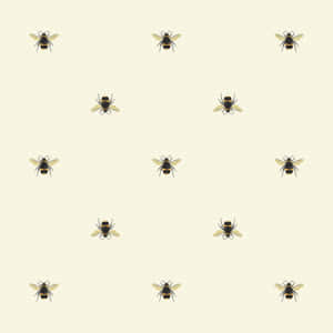 Vintage Bee Pattern Aesthetic.jpg Wallpaper