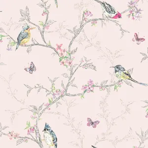Vintage Bird Pattern Design Wallpaper