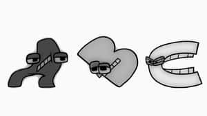 Vintage Black And White Letter Wallpaper