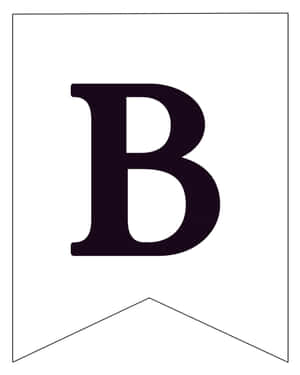 Vintage Black And White Letter Wallpaper