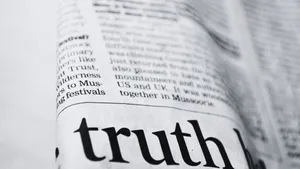 Vintage Black And White Newspaper On Desk Wallpaper