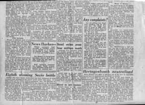 Vintage Black And White Newspaper Pages Wallpaper