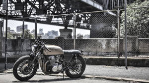 Vintage Bobber Motorcycle Wallpaper