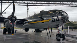 Vintage_ Bomber_ Display_at_ Museum_of_ Flight Wallpaper