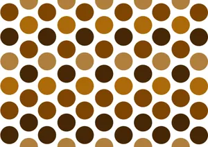 Vintage Brown Polka Dots Pattern Wallpaper