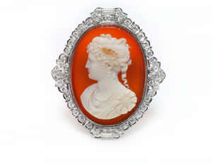 Vintage Cameo Brooch Jewelry Wallpaper