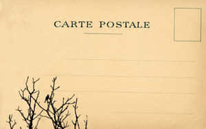 Vintage Carte Postale Background Wallpaper