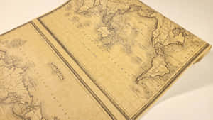 Vintage Cartography - Ancient World Map Wallpaper