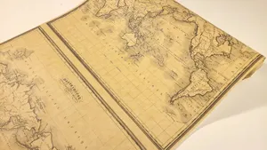 Vintage Cartography - Ancient World Map Wallpaper