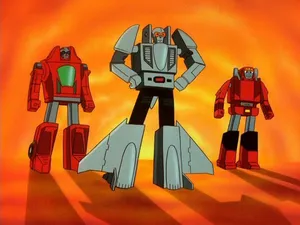 Vintage Challenge Of The Gobots Characters In Action Wallpaper