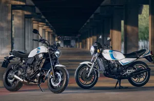 Vintage Charm - Retro Motorcycle Wallpaper