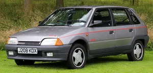 Vintage Citroen Ax In Pristine Condition Wallpaper