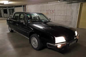 Vintage Citroen C X Parked In Garage.jpg Wallpaper