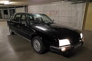 Vintage Citroen C X Parked In Garage.jpg Wallpaper