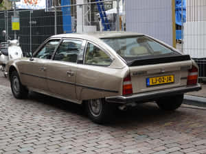 Vintage Citroen C X Parkedon Street Wallpaper