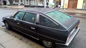 Vintage Citroen C X Parkedon Street Wallpaper