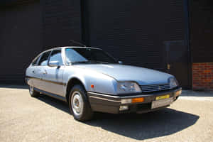 Vintage Citroen C X Silver Wallpaper